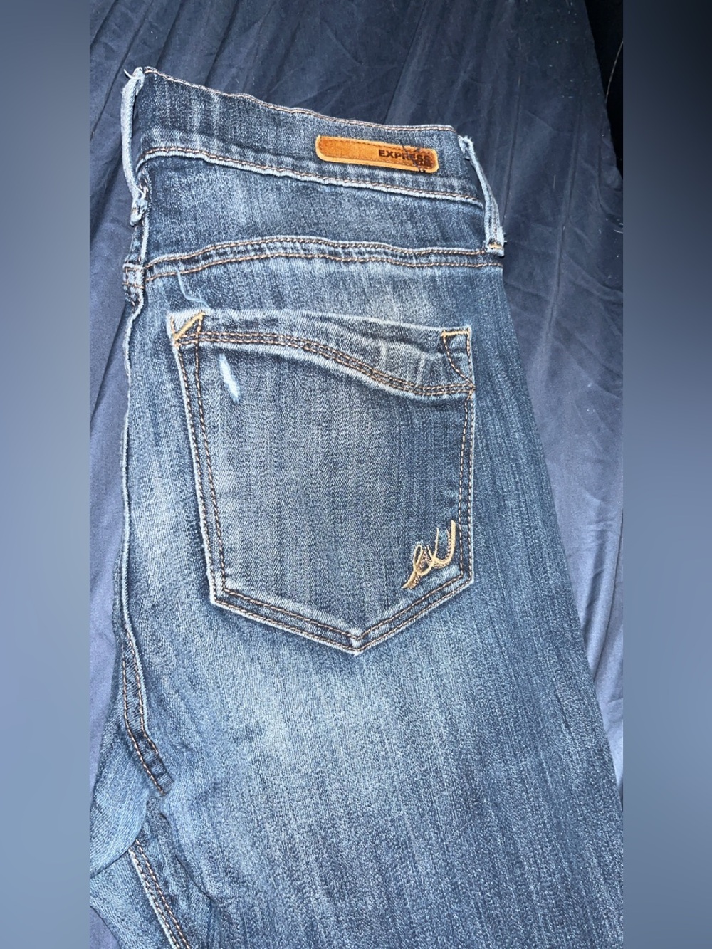 Express Blue Denim Jeans - Classic Fit